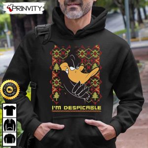 Daffy Duck Im Despicable Sweatshirt Best Christmas Gifts For 2022 Merry Christmas Happy Holidays Unisex Hoodie T Shirt Long Sleeve Prinvity HDCom0102 3