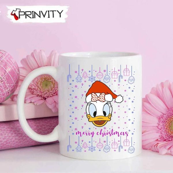 Daisy Duck Disney Best Christmas Gift For Mug, Size 11Oz & 15Oz, Merry Christmas, Happy Holidays – Prinvity