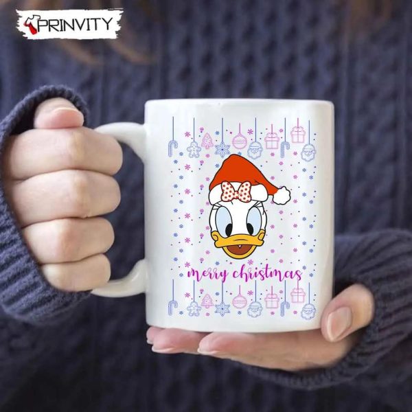 Daisy Duck Disney Best Christmas Gift For Mug, Size 11Oz & 15Oz, Merry Christmas, Happy Holidays – Prinvity