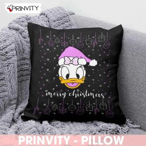 Daisy Duck Disney Best Christmas Gifts For Pillow, Merry Christmas, Happy Holidays, Size 14”x14”, 16”x16”, 18”x18”, 20”x20” - Prinvity