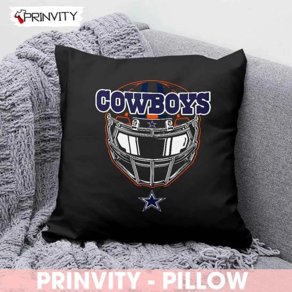 Dallas Cowboys NFL Pillow, National Football League, Best Christmas Gifts For Fans, Size 14”x14”, 16”x16”, 18”x18”, 20”x20′ – Prinvity