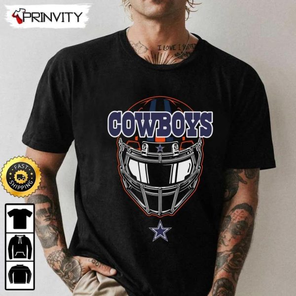 Dallas Cowboys NFL T-Shirt, National Football League, Best Christmas Gifts For Fans, Unisex Hoodie, Sweatshirt, Long Sleeve – Prinvity
