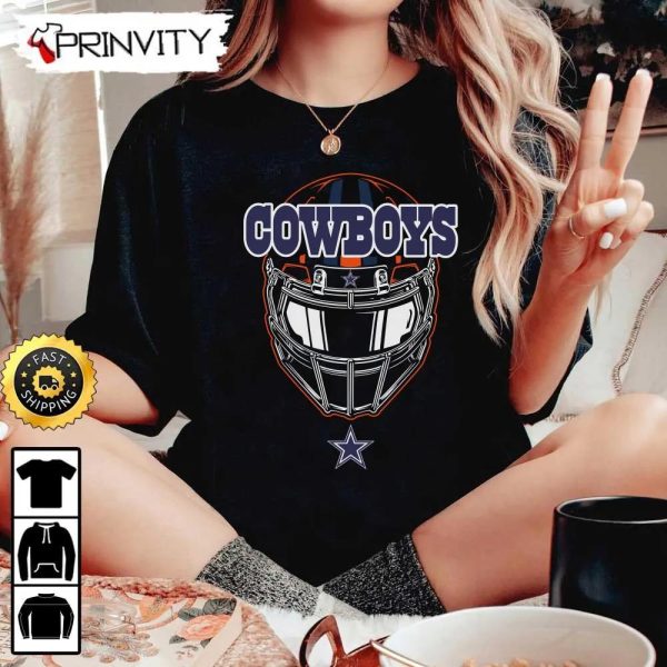 Dallas Cowboys NFL T-Shirt, National Football League, Best Christmas Gifts For Fans, Unisex Hoodie, Sweatshirt, Long Sleeve – Prinvity