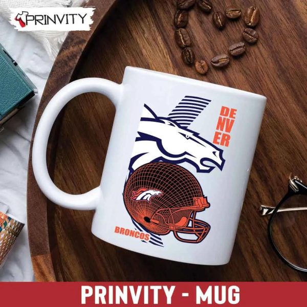 Denver Broncos NFL Mug, Size 11oz & 15oz, National Football League, Best Christmas Gifts For Fans – Prinvity