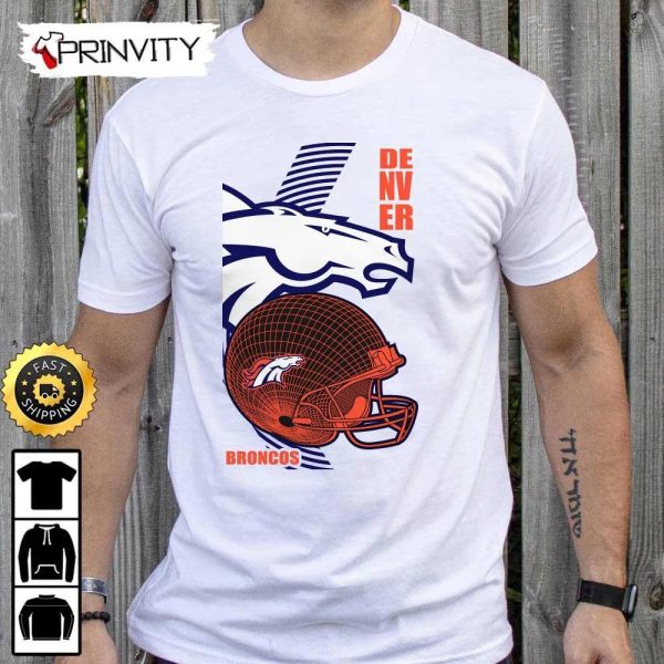 Denver Broncos NFL T-Shirt, National Football League, Best Christmas Gifts For Fans, Unisex Hoodie, Sweatshirt, Long Sleeve – Prinvity