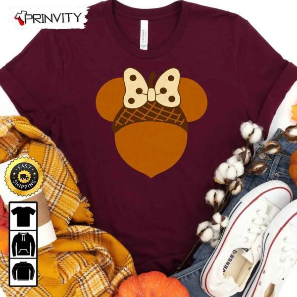 Disney Minnie And Mickey Thanksgiving Fall Trip T-Shirt, Walt Disney Best Thanksgiving Gifts For 2022, Autumn Happy Thankful, Unisex Hoodie, Sweatshirt, Long Sleeve – Prinvity