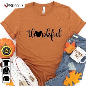Disney Thanksgiving Fall Family Cute Fall Sweatshirt Best Thanksgiving Gifts For 2022 Autumn Happy Thankful Unisex Hoodie T Shirt Long Sleeve Prinvity 3