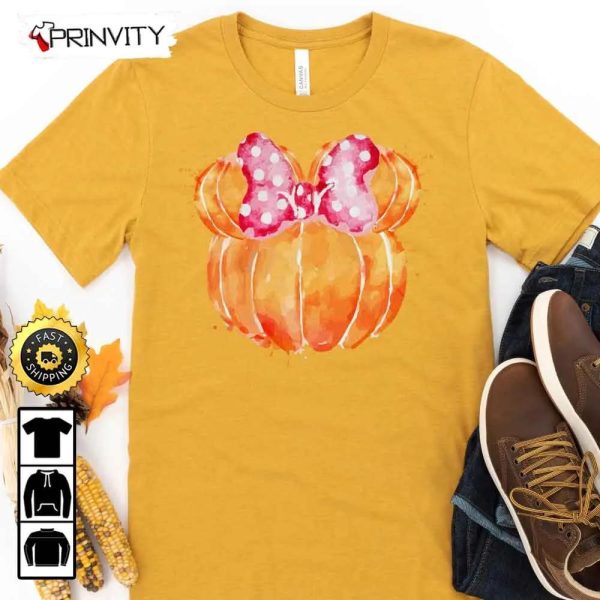 Disney Thanksgiving Trip Fall Pumpkin T-Shirt, Best Thanksgiving Gifts 2022, Autumn Happy Thankful, Unisex Hoodie, Sweatshirt, Long Sleeve – Prinvity