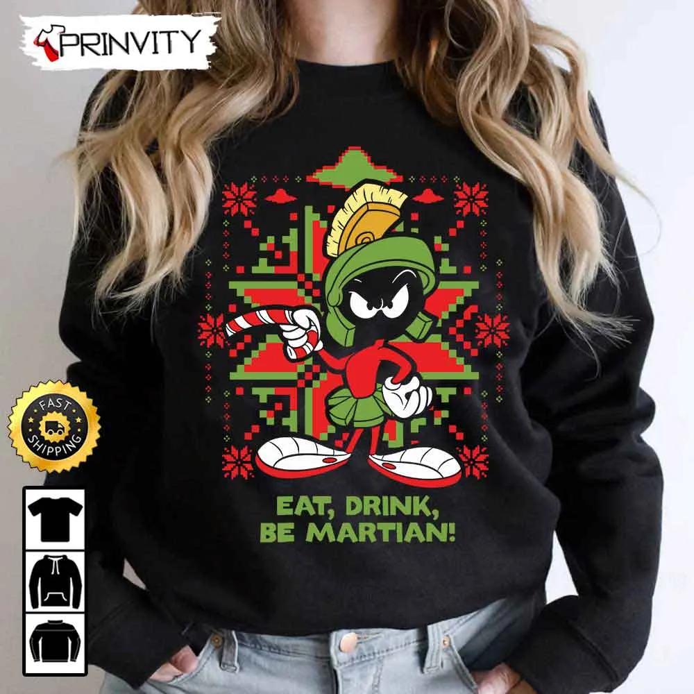 Eat Drink Be Martina Sweatshirt, Best Christmas Gifts For 2022, Merry Christmas, Happy Holidays, Unisex Hoodie, T-Shirt, Long Sleeve - Prinvity