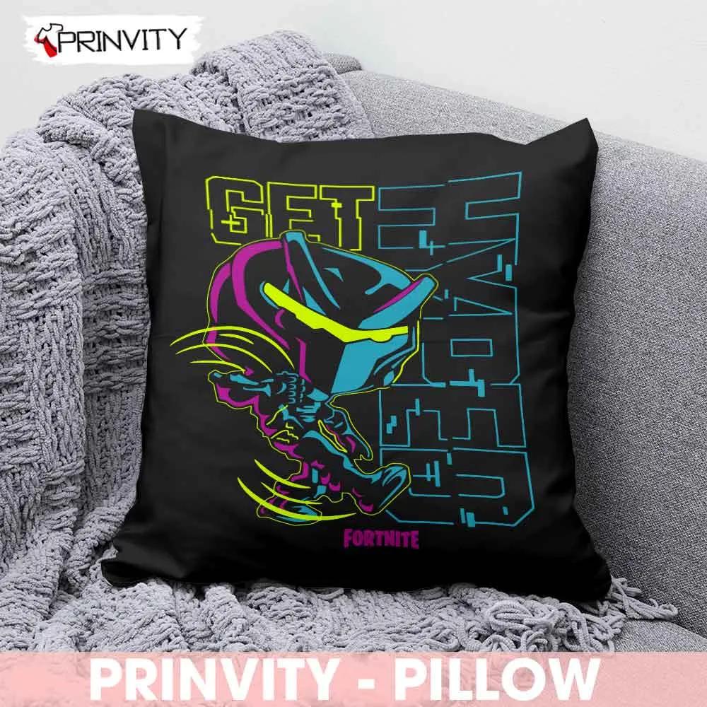Funko Fortnite Pillow, Best Christmas Gifts 2022, Happy Holidays, Size 14”x14”, 16”x16”, 18”x18”, 20”x20” - Prinvity