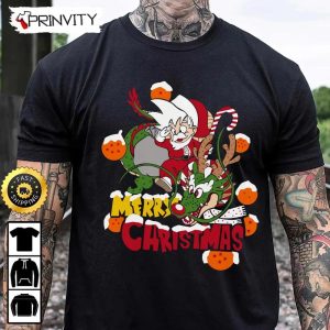Goku Claus Dragon Ball Merry Christmas Sweatshirt Best Christmas Gift For 2022 Merry Christmas Happy Holidays Unisex Hoodie T Shirt Long Sleeve Prinvity 6