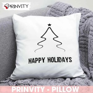Happy HolidaysTree Best Christmas Gifts For Pillow 1