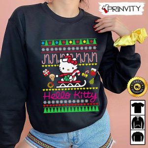 Hello Kitty Christmas Ugly Sweatshirt Best Christmas Gifts 2022 Happy Holidays Unisex Hoodie T Shirt Long Sleeve Prinvity 2