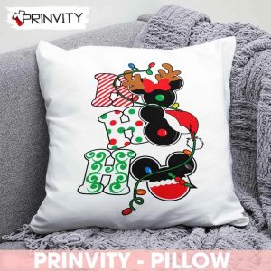 HoHoHo Mickey And Minnie Disney Merry Christmas Pillow Best Christmas Gifts 2022 Happy Holidays Prinvity 2