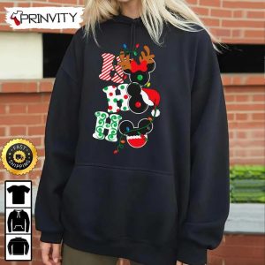 HoHoHo Mickey And Minnie Disney Merry Christmas Sweatshirt Best Christmas Gifts 2022 Happy Holidays Unisex Hoodie T Shirt Long Sleeve Prinvity 6