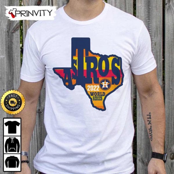 Houston Astros 2022 World Series T-Shirt, Major League Baseball, Gifts For Fans Baseball Mlb, Unisex Hoodie, Sweatshirt, Long Sleeve – Prinvity