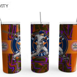 Houston Astros World Series Champion 2022 20oz Skinny Tumbler, National Football League, Best Christmas Gifts For Fans - Prinvity