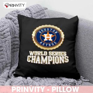 Houston Astros World Series Champions 2022 NFL Pillow, National Football League, Best Christmas Gifts For Fans, Size 14''x14'', 16''x16'', 18''x18'', 20''x20' - Prinvity