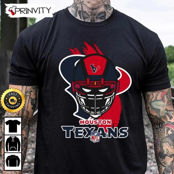 Houston Texans NFL T-Shirt, National Football League, Best Christmas Gifts For Fans, Unisex Hoodie, Sweatshirt, Long Sleeve – Prinvity