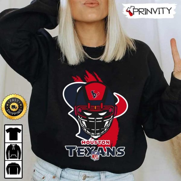 Houston Texans NFL T-Shirt, National Football League, Best Christmas Gifts For Fans, Unisex Hoodie, Sweatshirt, Long Sleeve – Prinvity