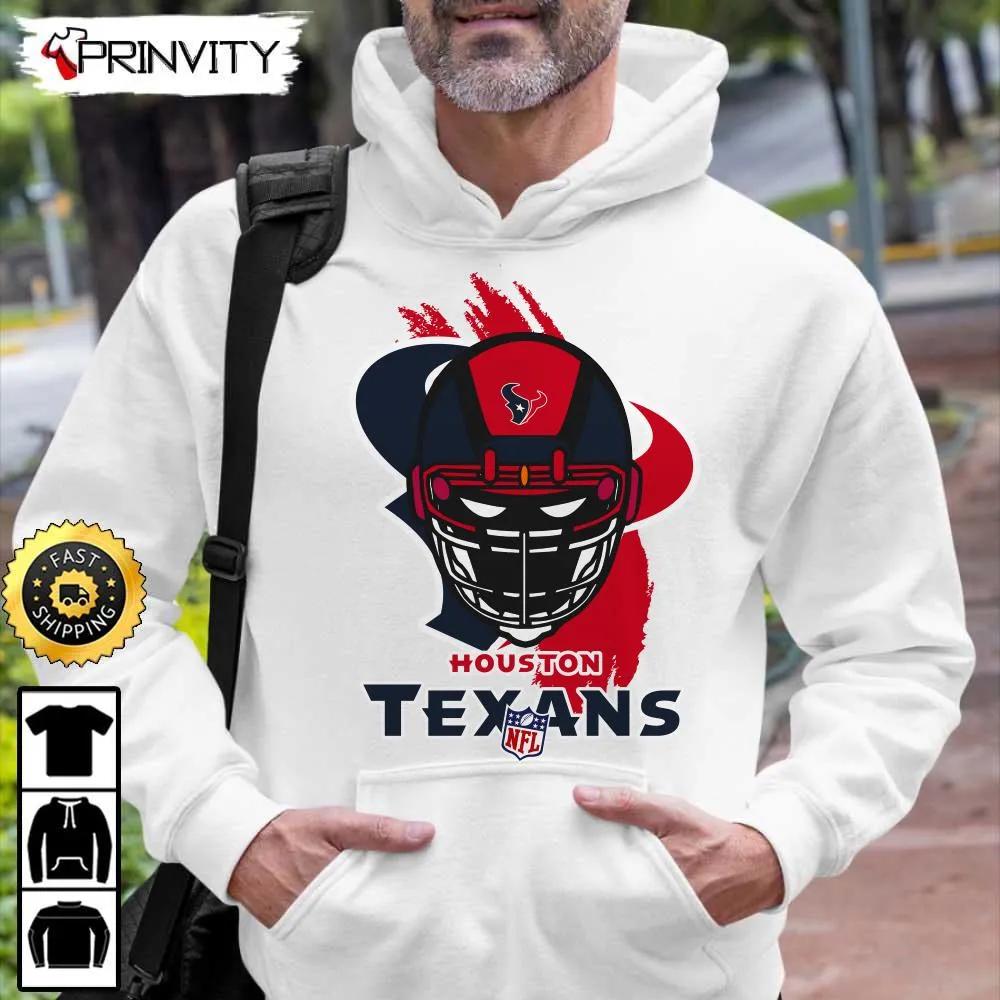Houston Texans NFL T-Shirt, National Football League, Best Christmas Gifts For Fans, Unisex Hoodie, Sweatshirt, Long Sleeve - Prinvity