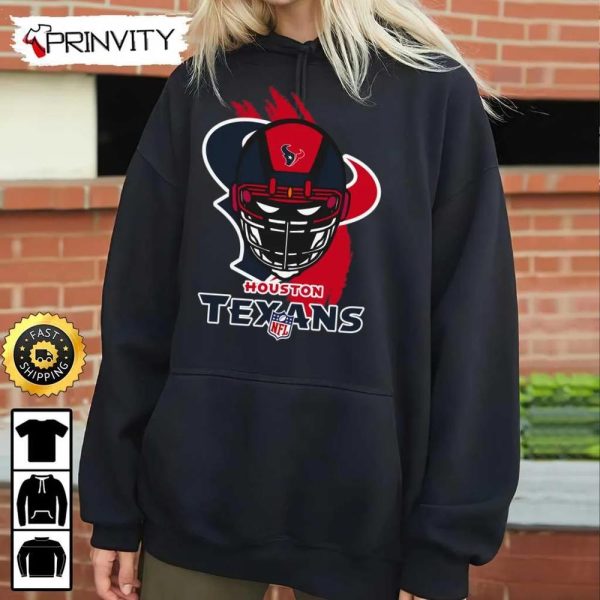 Houston Texans NFL T-Shirt, National Football League, Best Christmas Gifts For Fans, Unisex Hoodie, Sweatshirt, Long Sleeve – Prinvity