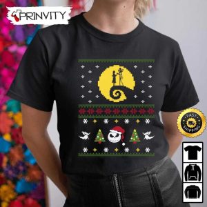 Jack And Sally Christmas Ugly Sweatshirt Walt Disney Best Christmas Gift For 2022 Merry Christmas Happy Holidays Unisex Hoodie T Shirt Long Sleeve Prinvity 5