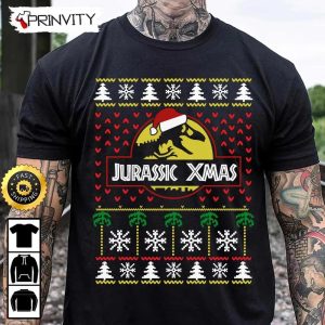 Jurassic Xmas Sweatshirt Best Christmas Gift For 2022 Merry Christmas Happy Holidays Unisex Hoodie T Shirt Long Sleeve Prinvity 6