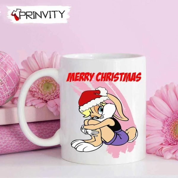 Lola Bunny Merry Christmas Mug, Size 11oz & 15oz, Looney Tunes, Best Christmas Gifts 2022, Happy Holidays – Prinvity