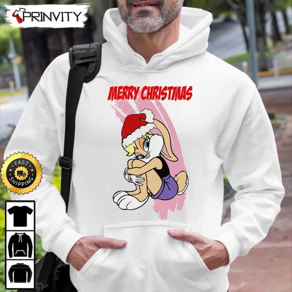 Lola Bunny Merry Christmas Sweatshirt, Looney Tunes, Best Christmas Gifts 2022, Happy Holidays, Unisex Hoodie, T-Shirt, Long Sleeve – Prinvity