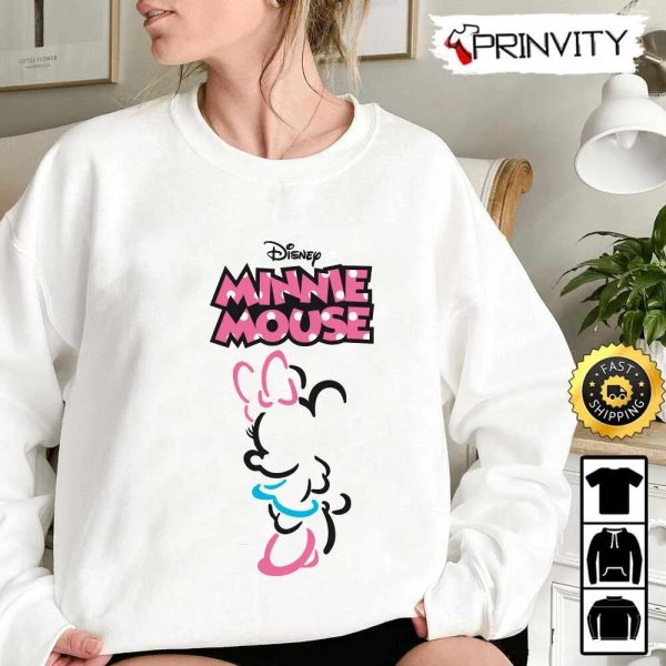 Minnie Mouse Christmas Disney Sweatshirt, Walt Disney, Best Christmas Gifts For Disney Lovers, Merry Disney Christmas, Unisex Hoodie, T-Shirt, Long Sleeve, Tank Top – Prinvity
