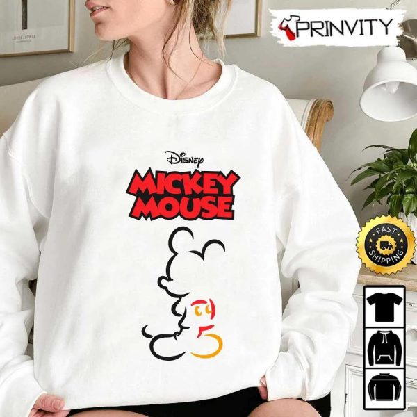 Mickey Mouse Christmas Disney Sweatshirt, Walt Disney, Best Christmas Gifts For Disney Lovers, Merry Disney Christmas, Unisex Hoodie, T-Shirt, Long Sleeve, Tank Top – Prinvity