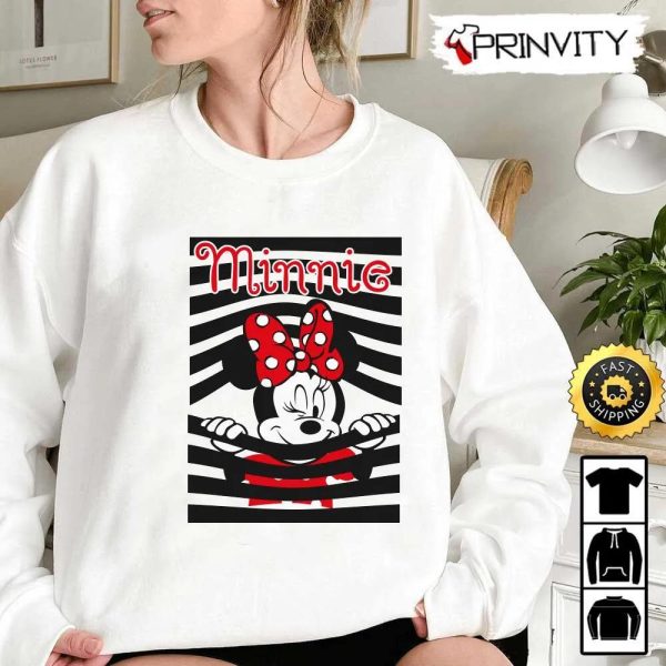 Minnie Mouse Christmas Family Sweatshirt, Walt Disney, Best Christmas Gifts For Disney Lovers, Merry Disney Christmas, Unisex Hoodie, T-Shirt, Long Sleeve, Tank Top – Prinvity