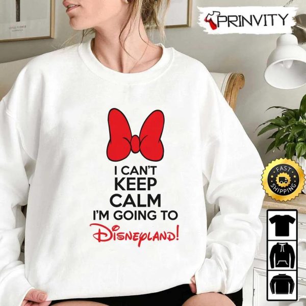Minnie Mouse Christmas I Can’t Keep Calm Disneyland Sweatshirt, Best Christmas Gifts For Disney Lovers, Merry Disney Christmas, Unisex Hoodie, T-Shirt, Long Sleeve – Prinvity