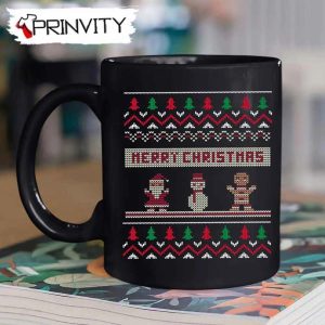 Merry Christmas Santa Snowman Mug Best Christmas Gifts For 2022 Happy Holidays Prinvity HDCom0100 1