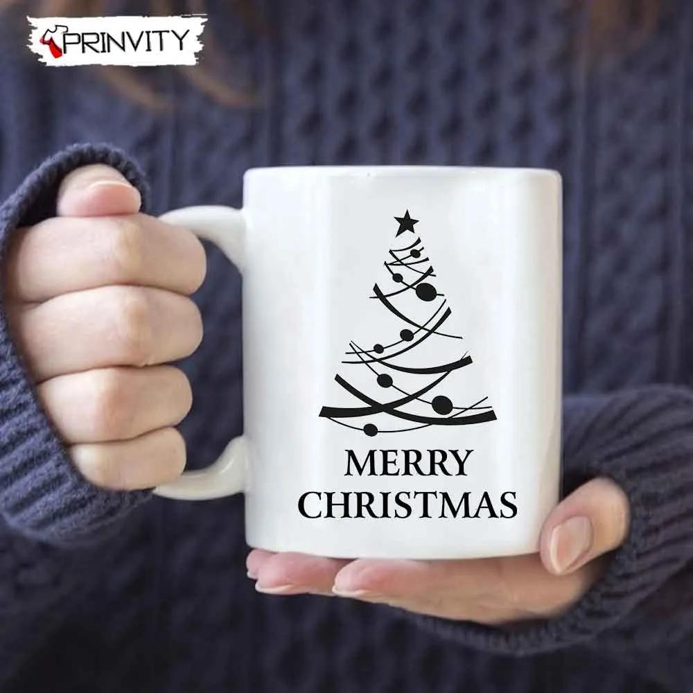 Merry Christmas Tree Best Christmas Gift For Mug, Size 11Oz & 15Oz, Happy Holidays - Prinvity