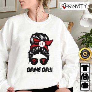 Messy Bun Phillies World Series 2022 Champions Game Day T Shirt Major League Baseball Gifts For Fans Baseball Unisex Hoodie Sweatshirt Prinvity 5