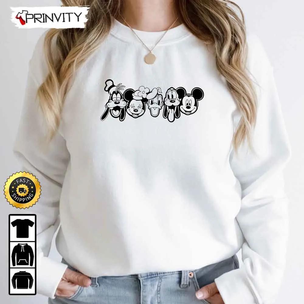 Mickey And Friends Funny Disney Christmas Sweatshirt, Best Christmas Gifts For Disney Lovers, Merry Disney Christmas, Unisex Hoodie, T-Shirt, Long Sleeve - Prinvity