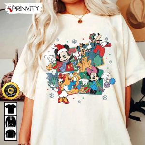 Mickey & Friends Disney Family Christmas Sweatshirt, Best Christmas Gifts For Disney Lovers, Merry Disney Christmas, Unisex Hoodie, T-Shirt, Long Sleeve – Prinvity
