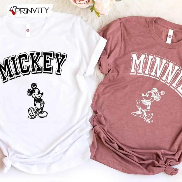 Mickey & Minnie Christmas Disney Family Sweatshirt, Best Christmas Gifts For Disney Lovers, Merry Disney Christmas, Unisex Hoodie, T-Shirt, Long Sleeve – Prinvity