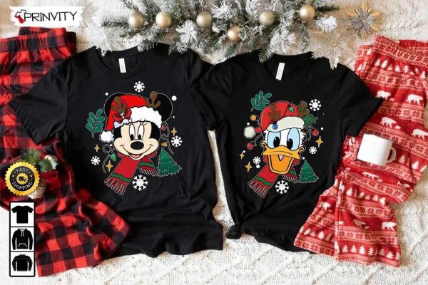 Mickey Mouse Christmas And Friends Disney Family Sweatshirt, Best Christmas Gifts For Disney Lovers, Merry Disney Christmas, Unisex Hoodie, T-Shirt, Long Sleeve – Prinvity