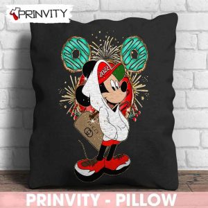 Mickey Mouse Christmas Disney Gucci Pillow Walt Disney Best Christmas Gifts For Disney Lovers Merry Disney Christmas Prinvity 2