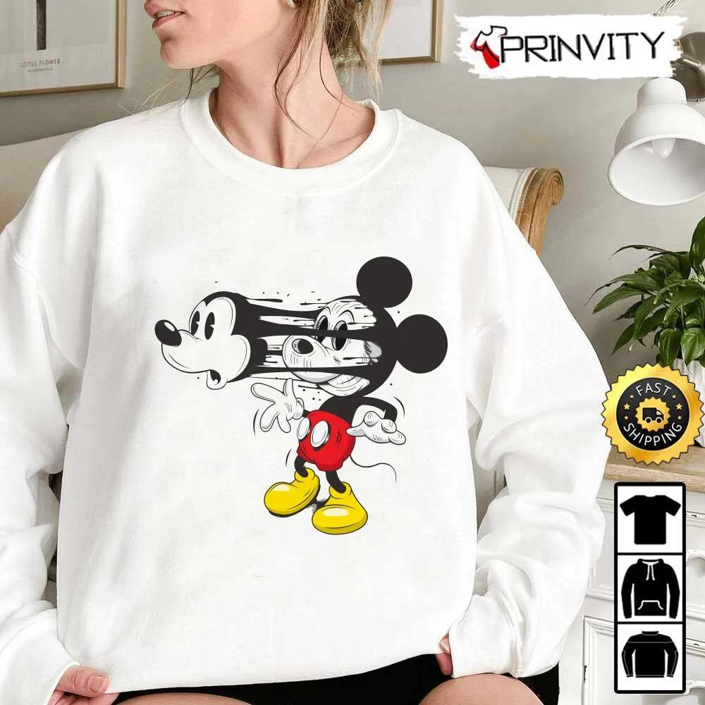 Mickey Mouse Christmas Disney Sweatshirt, Best Christmas Gift For Walt Disney Fans, Merry Christmas, Happy Holidays, Unisex Hoodie, T-Shirt, Long Sleeve - Prinvity