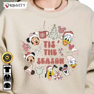 Mickey Mouse Christmas Tis The Season Disney Sweatshirt Best Christmas Gifts For Disney Lovers Merry Disney Christmas Unisex Hoodie T Shirt Long Sleeve Prinvity 1