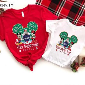 Mickey Mouse Christmas Very Merrytime Cruise Disney Sweatshirt, Best Christmas Gifts For Disney Lovers, Merry Disney Christmas, Unisex Hoodie, T-Shirt, Long Sleeve – Prinvity
