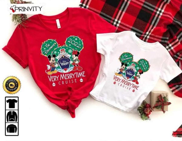 Mickey Mouse Christmas Very Merrytime Cruise Disney Sweatshirt, Best Christmas Gifts For Disney Lovers, Merry Disney Christmas, Unisex Hoodie, T-Shirt, Long Sleeve – Prinvity
