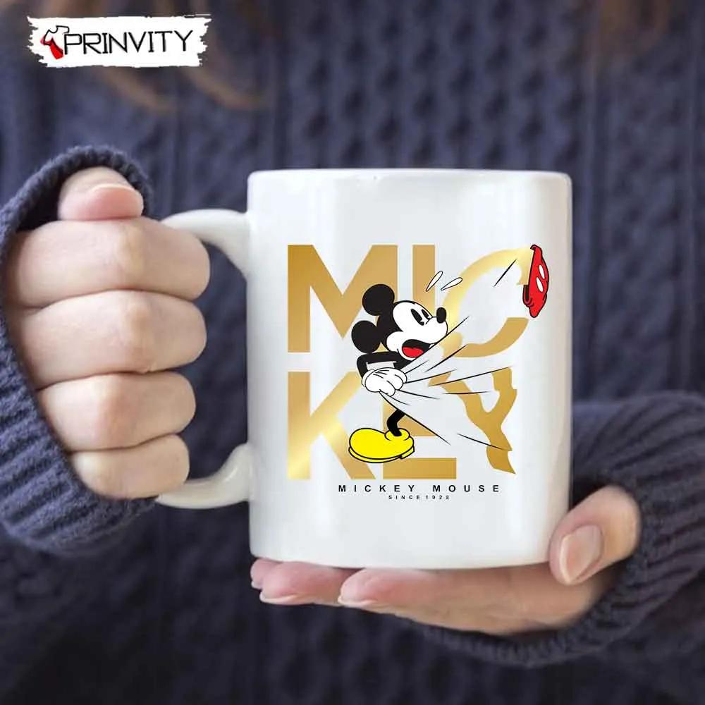 Mickey Mouse Disney Since 1928 Best Christmas Gift For Mug, Size 11Oz & 15Oz, Walt Disney, Merry Christmas, Happy Holidays - Prinvity
