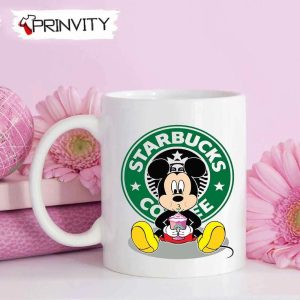 Mickey Mouse Disney Starbucks Coffee Best Christmas Gift For Mug, Size 11Oz & 15Oz, Walt Disney, Merry Christmas, Happy Holidays - Prinvity