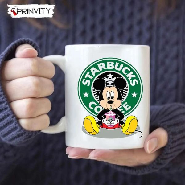 Mickey Mouse Disney Starbucks Coffee Best Christmas Gift For Mug, Size 11Oz & 15Oz, Walt Disney, Merry Christmas, Happy Holidays – Prinvity