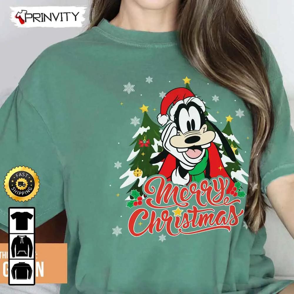 Mickey Mouse Merry Christmas Disney Sweatshirt, Best Christmas Gifts For Disney Lovers, Merry Disney Christmas, Unisex Hoodie, T-Shirt - Prinvity